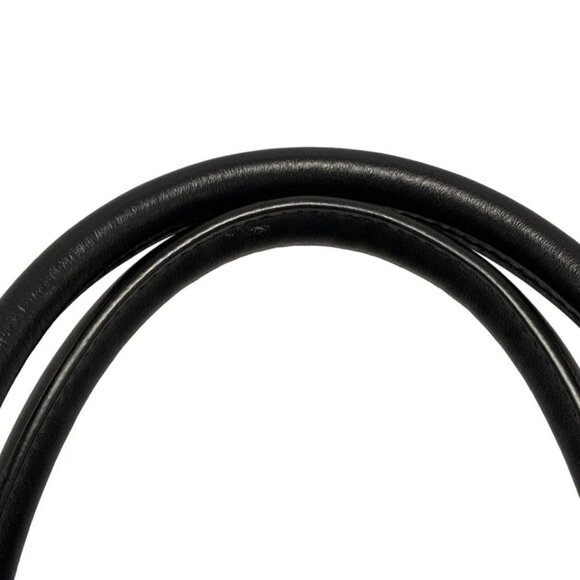 Auth PRADA - 1BA354 Black Nylon Leather Tote Bag - Picture 7 of 16